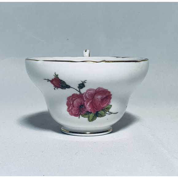 Vtg Foley Tea Cup Century Rose 1950 Paul Granet Pink Gold Trim Replacement - Picture 7 of 15